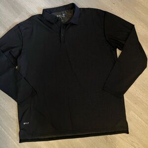 BYLT Basics long sleeve performance Polo